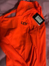 力为（Leevy）健身跑步衣运动男夏季训练衣服速干晨跑无袖篮球背心装备宽松t恤 荧光橙（背心） XL 实拍图
