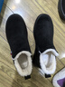 回力（Warrior）雪地靴女鞋冬加厚保暖棉鞋软底加绒工装鞋 WBN(JS)-0049 黑色 39 实拍图
