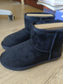 热风（Hotwind）加绒保暖雪地靴百搭女靴冬季简约百搭棉靴加绒短靴 01黑色 (预售11.17发货) 37 实拍图