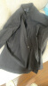 无印良品 MUJI 男式 棉水洗牛津 立领衬衫 纯棉全棉 ACA40C2S 黑色 L 晒单实拍图