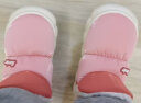 众嗨冬季儿童棉拖鞋包跟亲子棉鞋大童保暖加绒加厚防水鞋居家 粉色 32-33码内长20cm7-8岁 实拍图