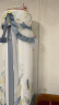 威视朗GR-Q8羽毛绣花(蓝色)圆柱柜机罩高档蕾丝立式圆形柜机空调套180*40cm海信康佳科龙防尘布罩开机不取3匹 晒单实拍图