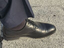 沙驰（SATCHI）男鞋 简约商务皮鞋男正装皮鞋男士皮鞋婚鞋 402082057Z 黑色 38 实拍图