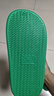 华美健步防水踩屎感按摩居家情侣棉拖鞋轻简保暖舒适秋冬季室内加绒软底棉鞋女款HM2380A绿色36-37码 实拍图