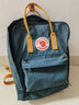 FJALLRAVEN北极狐双肩包kanken户外轻便大容量学生包运动背包电脑包23510 667/206北极绿/热辣橙（新色） 16L 实拍图