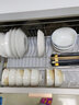 纳童（NaTong）拉篮双层不锈钢厨房橱柜抽屉式碗碟篮阻尼厨柜调味料拉篮304碗架 加深圆钢双层720柜内宽68-70cm 实拍图