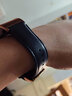 佩伊适用华为手环B7苍穹灰表带智能运动B6 B3商务青春版男女B5手环针扣款时尚快拆真皮牛皮表链 B5真皮表带-金色扣【静谧蓝】 B5手环适用 实拍图