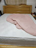 华夏希尔顿A类母婴级酒店全棉床笠加厚夹棉床罩单件席梦思床垫保护套防滑套 A类华夏希尔顿酒店床笠-粉色 180x200cm单床笠 实拍图