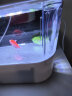 智汇 鱼缸水族箱客厅小型迷你桌面创意造景智能免换水生态玻璃金鱼缸 桌面鱼缸 高配（循环底滤+无极调光+喂食+一键换水） 实拍图