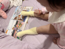 南律3双装宝宝袜子冬季加厚珊瑚绒地板袜婴儿睡眠袜套点胶防滑学步袜 3双装（奶黄+粉色+浅蓝） M码(3-5岁) 晒单实拍图