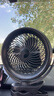 ATEnge 充电小风扇 超长续航充电风扇 USB风扇9英寸制冷大风力喷雾办公桌面轻音降温婴儿车载户外钓鱼 9寸制冷风扇2块1万毫安96小时续航（电池可拆卸） 实拍图