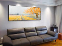 唤墙客厅装饰画手绘油画沙发背景墙肌理感挂画现代高档艺术壁画免打孔 橙金之路 150x50cm手绘油画 晒单实拍图