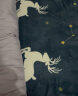 南极人（NanJiren） 牛奶绒床单单件冬季宿舍单人加绒加厚床垫子床罩双面毛绒珊瑚绒法兰绒毛毯被单 CT-星空鹿【可铺可盖 两用床单】 230x250cm【加厚牛奶绒单件床单】 实拍图