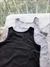 她风采高弹潮流螺纹吊带背心女春夏秋防走光内搭修身外穿打底无袖上衣女 灰色 XXL（130-140斤） 实拍图