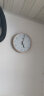 康巴丝（Compas）挂钟 创意简约钟表客厅石英钟表挂墙时钟 c2855 蓝色 26cm 实拍图