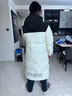 李宁火锅羽绒服丨石墨烯保暖防泼水抗静电科技长羽绒情侣外套AYMU507 实拍图