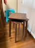 盘柁北美黑胡桃木高凳 实木高凳 方凳家用凳高板凳客厅实木餐凳可叠放 北美黑胡桃木高凳子【现货】 实拍图