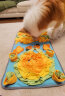 Lanswood 嗅闻垫狗狗漏食玩具宠物藏食垫闻嗅毯漏食球益智零食玩具猫咪 款式D（78*48cm）垫 不含萝卜 晒单实拍图