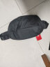京东京造 城市机能胸包斜挎包3L 腰包男女大容量休闲运动单肩背包 黑色 实拍图