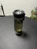 天喜（TIANXI）磁弹泡茶杯茶水分离磁吸tritan水杯男大容量户外便携运动健身水壶 【tritan】580ml-时尚黑椭圆款 实拍图