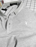 花花公子（PLAYBOY）长袖T恤男翻领秋冬季男装潮流男士polo打底衫纯色宽松休闲上衣服 实拍图