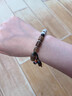 BJYL新中式串珠手链男女款佛珠手串男士复古民族风陶瓷文玩手环手把件 流苏款 实拍图
