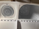 荣事达（Royalstar）双桶筒大容量双缸半自动家用波轮洗衣机 10KG【洗脱分离 强力去污 简易操作】 双缸 实拍图