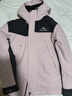 波司登（BOSIDENG）波司登冲锋衣鹅绒男女同款情侣装短款连帽加厚宽松外套 苏梅粉1617 S 160/84A 实拍图