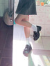 乐福鞋女春夏秋季新款日系复古百搭学生jk单鞋配裙子休闲小皮鞋女 亮光黑色 37 实拍图