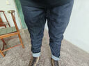 马登工装 美式复古银牛原浆赤耳牛仔裤阿美咔叽丹宁直筒长裤子男秋夏 牛仔原色 34 实拍图