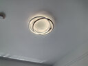 雷士（NVC） led吸顶灯书房主卧次卧室灯温馨浪漫灯具铁艺灯具北欧后现代灯饰 52W 15㎡内适用 1476lm 圆灯智控 实拍图