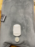 彩虹热水袋暖手宝电热宝电暖宝注水暖水袋充电热敷暖肚子暖手法兰绒 可爱灰兔 实拍图
