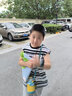 左西男童背心夏季薄款儿童无袖T恤2025新款运动坎肩大童夏装 彩条 160 实拍图