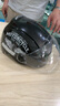 DAVID头盔电动车夏季3c认证哈雷摩托车半盔大头围新国标A男女士夏季通风透气防晒安全帽 黑飞轮长透镜+透短镜 实拍图