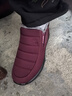 鮟鱇 冬季加绒棉鞋老北京布鞋女中老年防水妈妈鞋AK78896 红色 40  实拍图