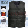 雪中飞内穿羽绒马甲羽绒服鸭绒冬季保暖防寒厚款中老年爸爸装背心185 实拍图
