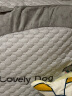 艾薇（AVIVI）靠枕床头靠垫软包床上靠背垫办公室腰靠沙发抱枕腰垫60*45冰豆狗 实拍图