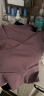 DUTRIEUX 瑜伽服女套装健身运动服跑步训练衣含胸垫T恤拼接短袖瑜伽裤 瑜伽服两件套果酱紫+黑 M（建议95-110斤） 晒单实拍图