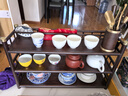 陶梦居茶杯架子茶具茶器收纳架茶桌紫砂壶摆放架桌面上博古架小型置物架 实拍图