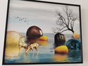 柳莺花燕免打孔电表箱装饰画现代简约客厅餐厅挂画电闸箱配电箱遮挡壁画 福禄双至 55X45遮挡45X35表箱 上掀款 实拍图