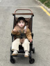 airud口袋车可坐可躺一键收车可登机推车婴儿车遛娃神器 豪华款带餐盘星耀黑 实拍图