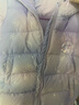 迪士尼女童羽绒服外套儿童连帽中长款宝宝冰雪爱莎保暖加厚白鸭绒 QBX513360紫色 120适合115-125cm  实拍图