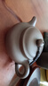 紫玉碧云 宜兴紫砂壶 纯全手工紫砂茶壶 功夫茶具老紫泥仿古壶 徐七孔仿古黄金容量款 200ml 实拍图