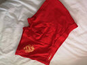 浪莎（LangSha）红内裤男士本命年属马年骐骥红精梳棉红裤衩短裤头棉红袜子组合装 鸿运蛇年2【2内裤+2袜子】 XL (175/100) 实拍图