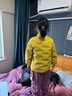 雅鹿2025新款儿童羽绒服短款男童女童宝宝羽绒内胆轻薄款洋气秋冬童装 黄色 140 实拍图
