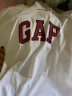 Gap男女装复古LOGO字母纯棉亲肤短袖上衣688537 夏季运动宽松T恤 白色 185/108A(XL) 实拍图
