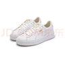 彪马（PUMA）官方【厚底鞋】女低帮复古增高板鞋松糕鞋小白鞋PLATFORM364040 白-金色-04 38.5 实拍图