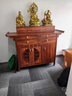 供桌香案家用神龛佛龛柜香火桌菩萨财神爷供奉台条案新中式实木神台 胡桃色供台168*48*118.5 实拍图