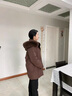 雪中飞中年妈妈羽绒服女中长款冬季洋气加厚中老年人冬装大码外套 咖啡色 3XL/180【建议125-135斤】 实拍图