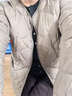 坦博尔羽绒服女时尚收腰保暖菱格宽松女士外套TD236268 椰壳咖 160  实拍图